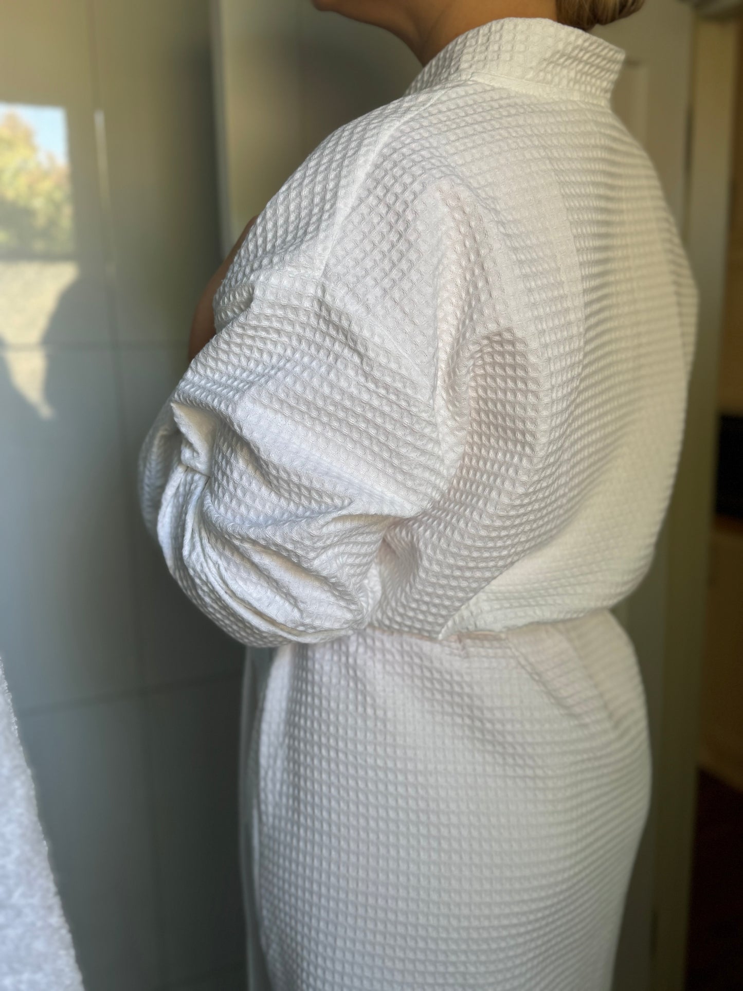 NEW Resort White Waffle Robe