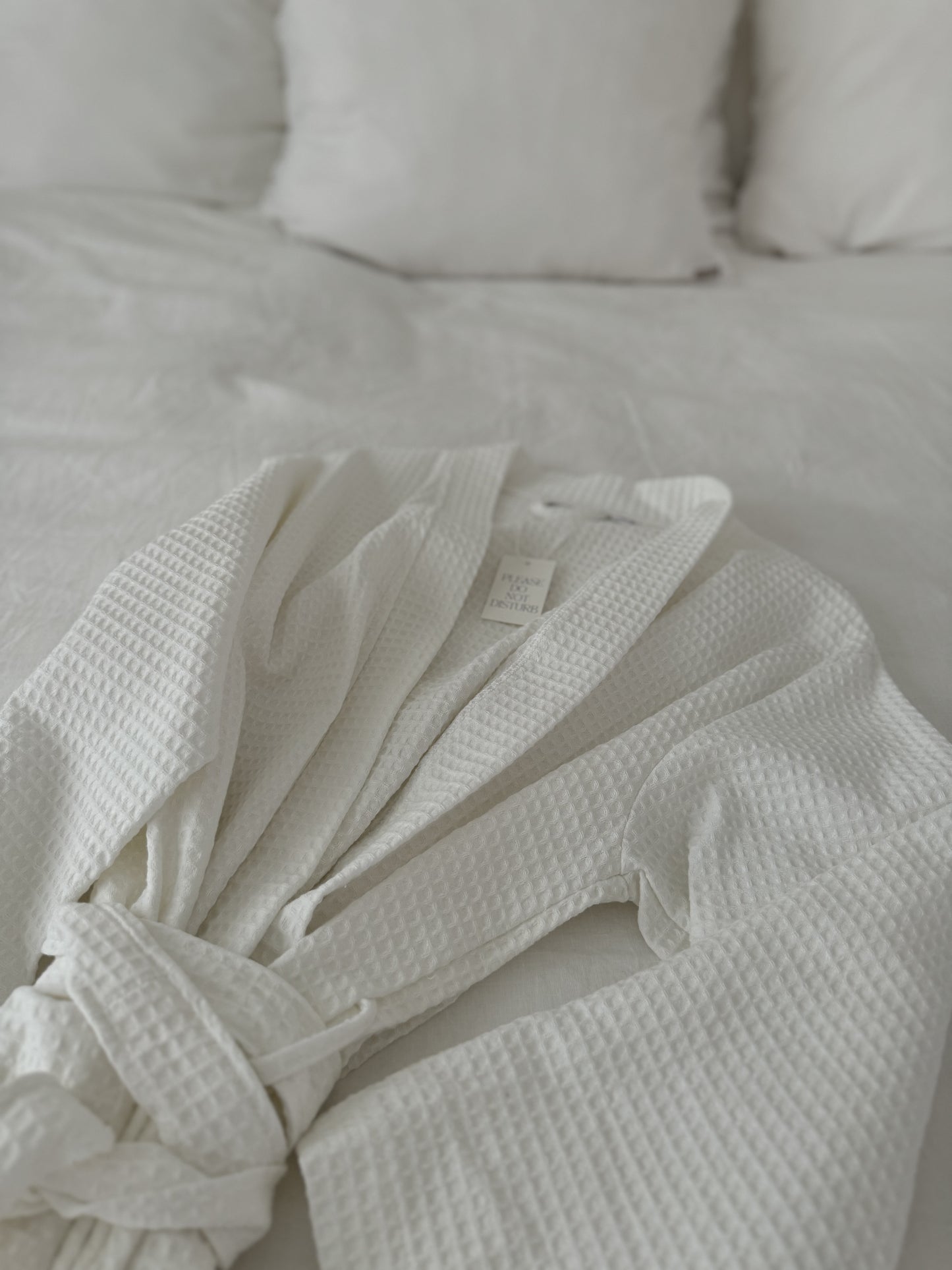 NEW Resort White Waffle Robe